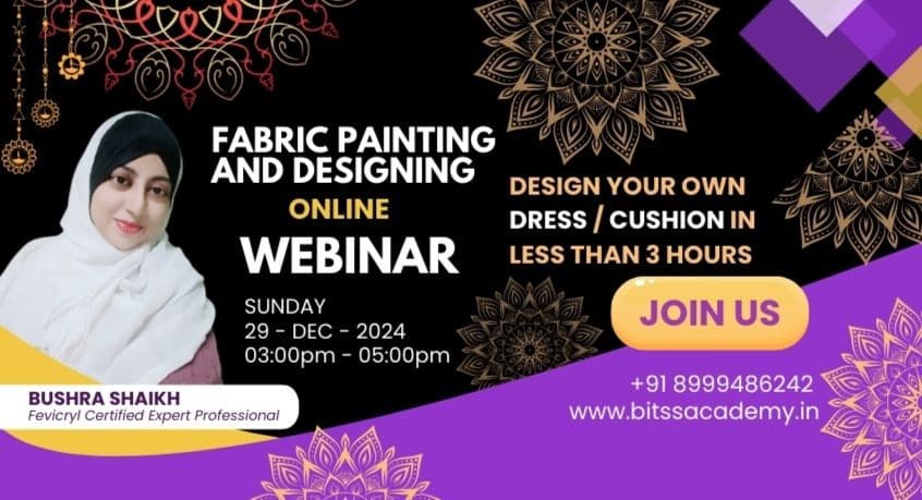 WEBNARS Fabric Painting & Designing Workshop